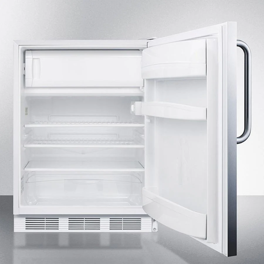 Summit CT66LWSSTBADA 24" Wide Refrigerator-freezer, ADA Compliant - Image 3