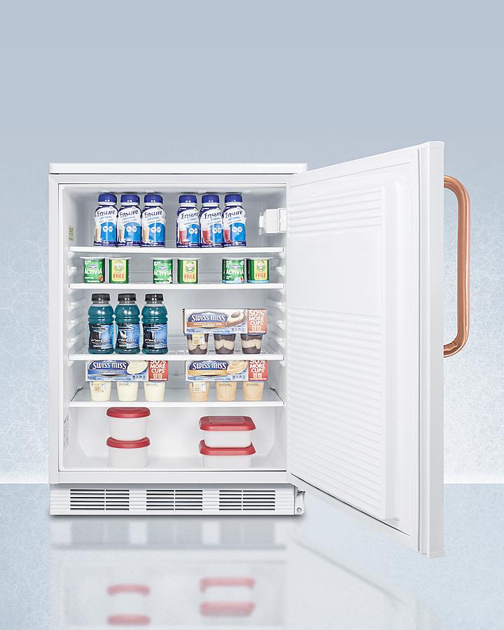Summit FF7LWTBC 24" Wide All-refrigerator With Antimicrobial Pure Copper Handle - Image 4