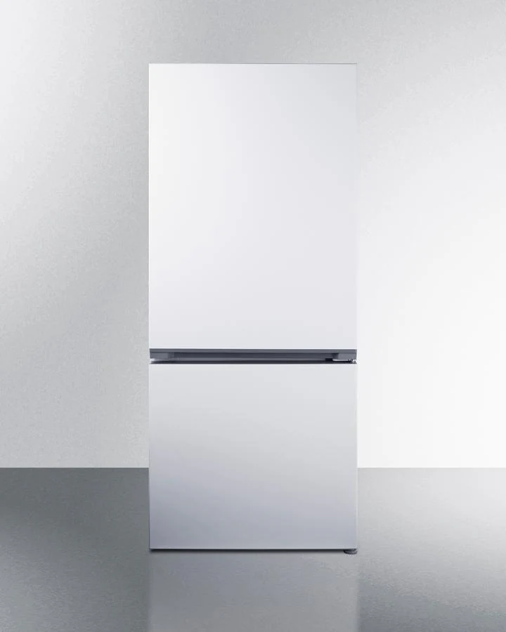 Summit FFBF172W 30" Wide Bottom-mount Refrigerator-freezer, Counter Depth