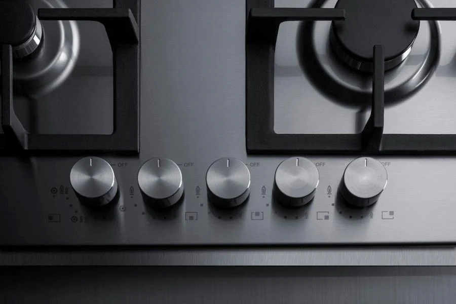 Summit GCJ536SSTK 34" Wide 5-burner Gas Cooktop In Stainless Steel - Image 2