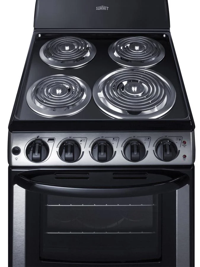 Summit PROEL20SS 20" Wide Electric Coil Range - Image 2