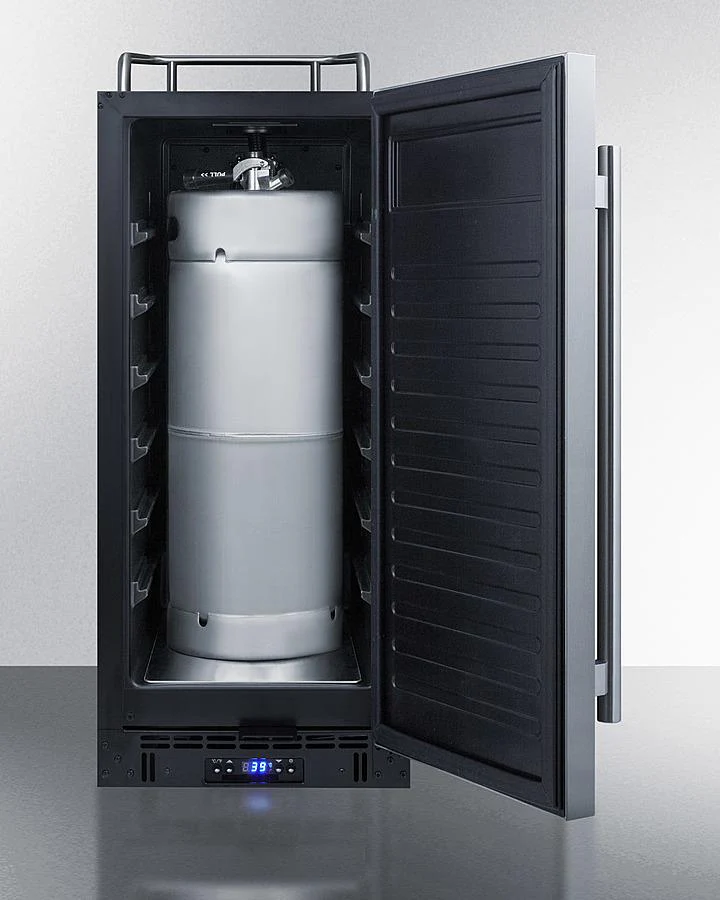 Summit SBC15NKCSS 15" Wide Built-in Kegerator - Image 4