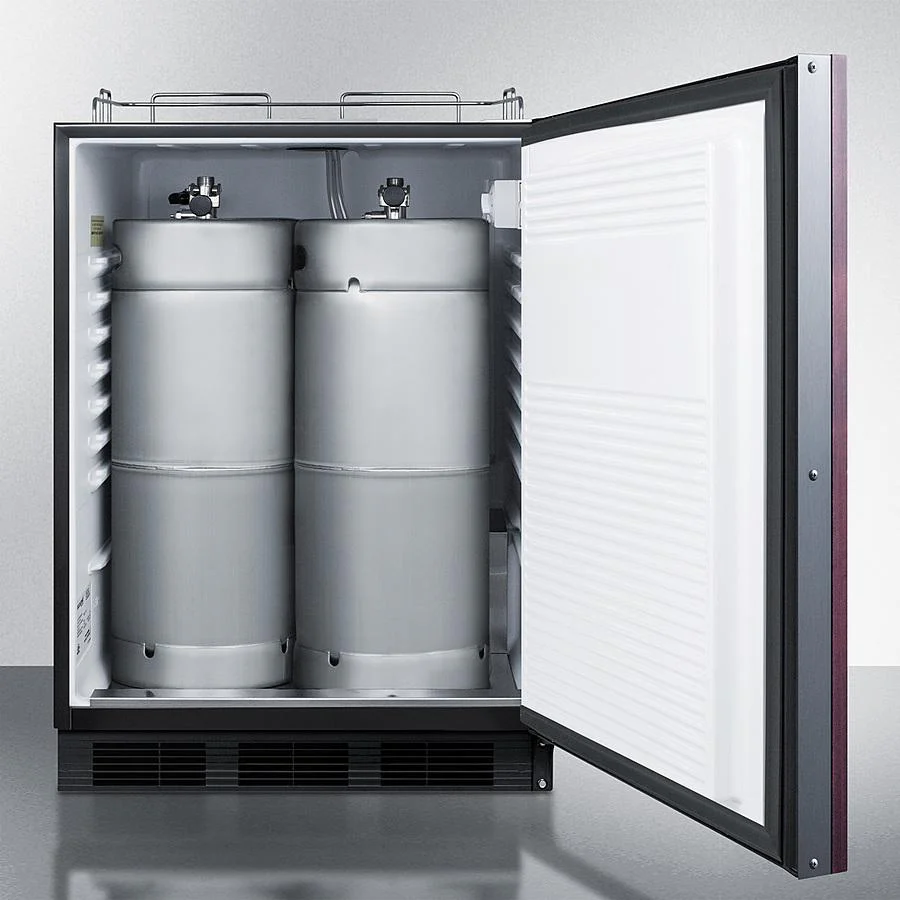 Summit SBC58BLBIADANKIF 24" Wide Built-in Kegerator, ADA Compliant (panel Not Included) - Image 4