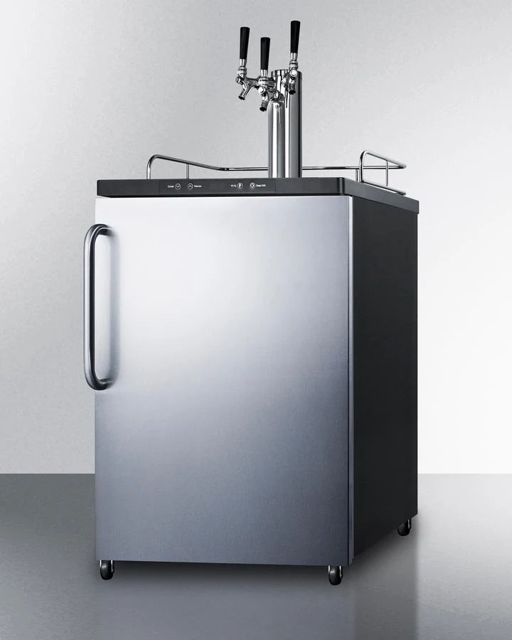 Summit SBC635MSSTBTRIPLE 24" Wide Kegerator - Image 2