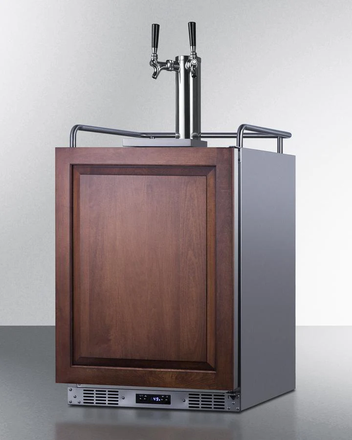 Summit SBC682PNRCFTWIN 24" Wide Built-in Cold Brew Coffee Kegerator (panel Not Included) - Image 3