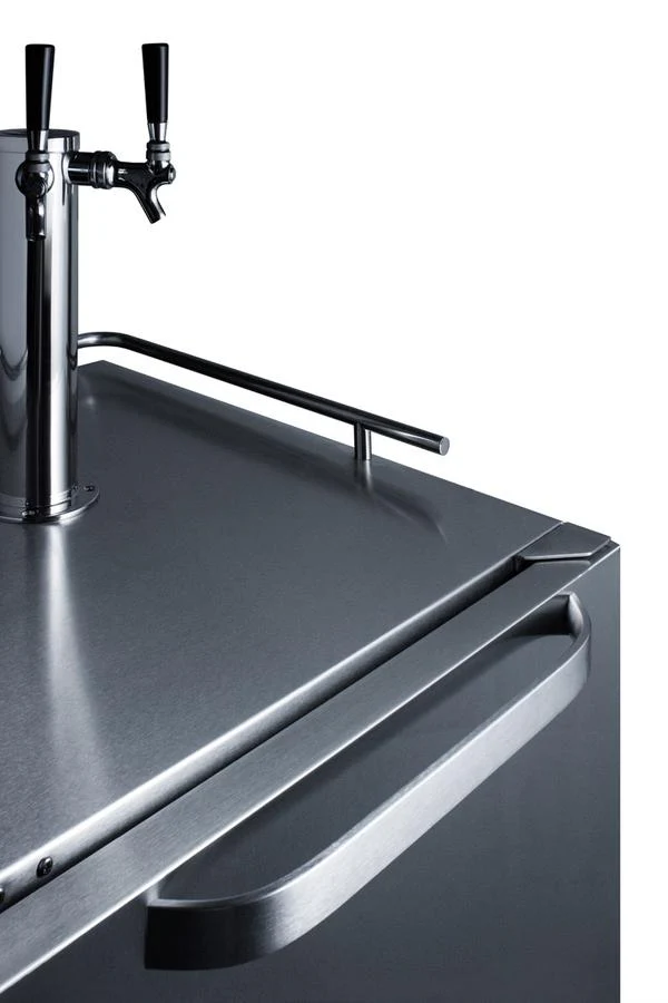 Summit SBC695OSCFTWIN 24" Wide Built-in Outdoor Cold Brew Coffee Kegerator - Image 4