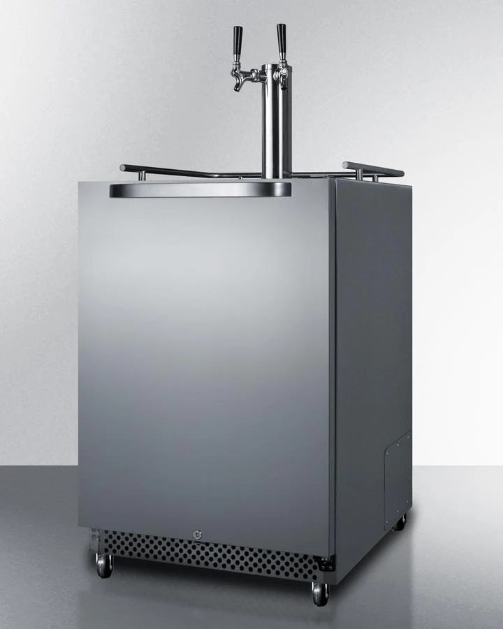 Summit SBC695OSTWIN 24" Wide Built-in Outdoor Kegerator - Image 2