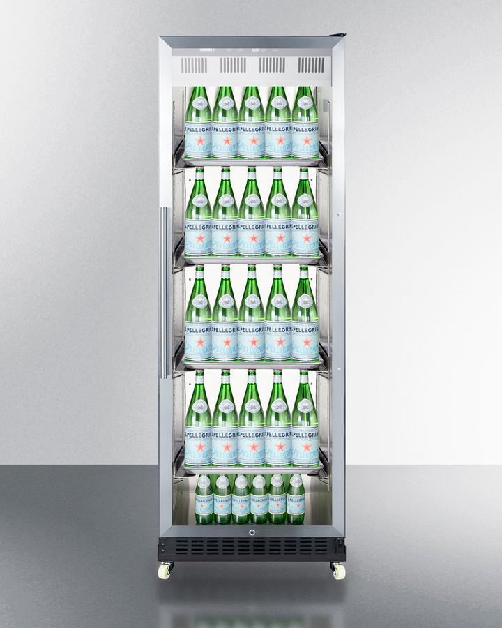 Summit SCR1401RI 24" Wide Mini Reach-in Beverage Center With Dolly - Image 5