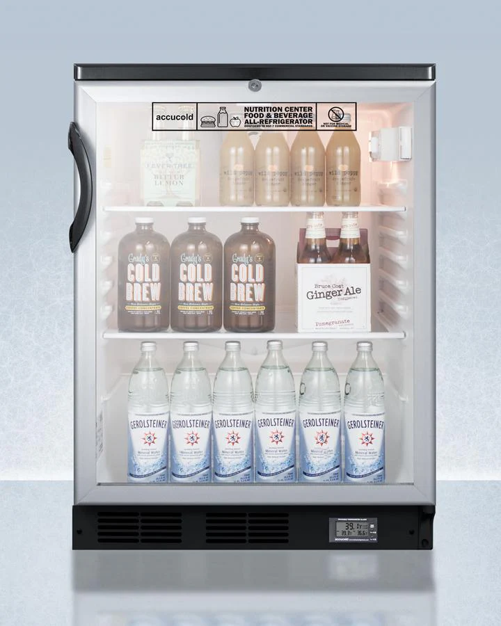 Summit SCR600BGLBINZ 24" Wide Built-in All-refrigerator - Image 3