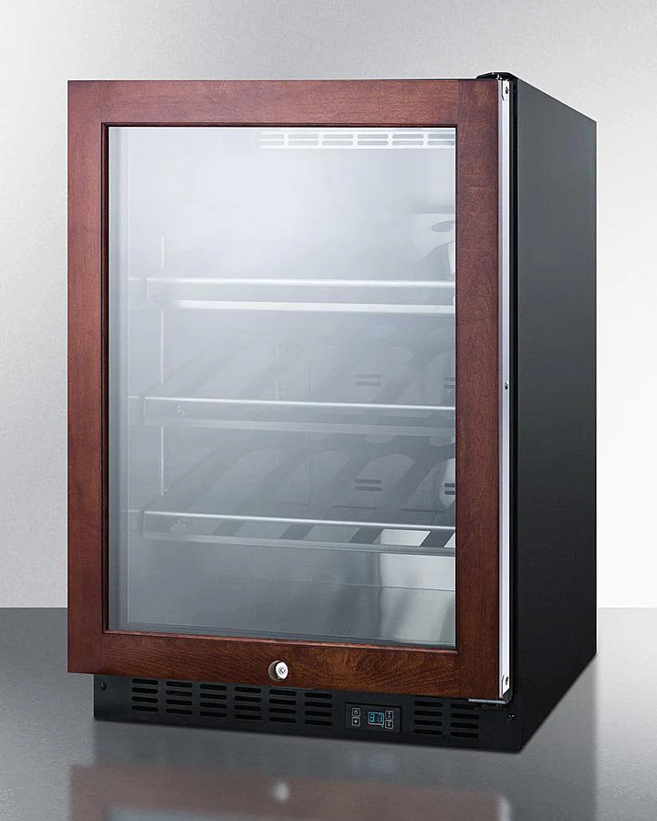 Summit SCR610BLCHPNR 24" Wide Single Zone Built-in Commercial Wine Cellar - Image 3
