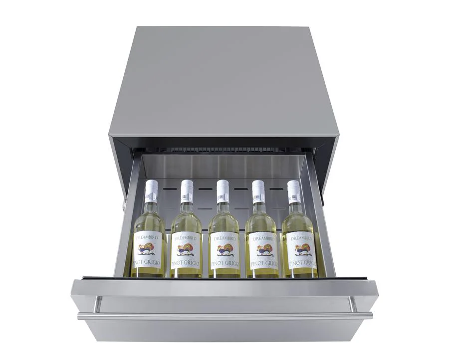 Summit SCR615TDCSS 24" Wide Built-in Commercial Beverage Refrigerator With Top Drawer - Image 9