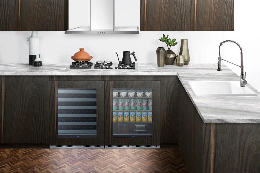 Summit SDHW2442PNR 24" Wide Built-in Wine Cellar (panel Not Included) - Image 7