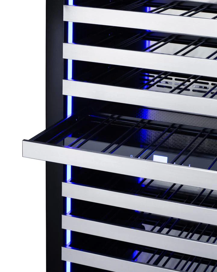 Summit SDHWC98LHD 24" Wide Dual Zone Wine Cellar - Image 9