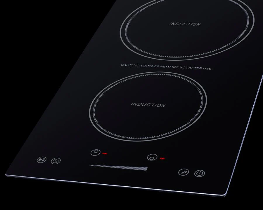 Summit SINCH115V2B 12" Wide 115v 2-zone Induction Cooktop With Safety Shutoff - Image 3