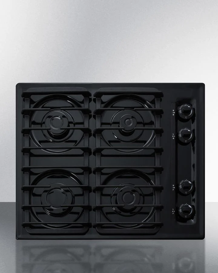 Summit TTL033S 24" Wide 4-burner Gas Cooktop