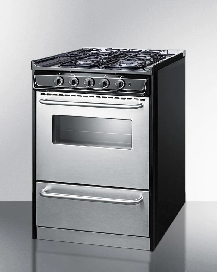 Summit TTM61027BRSW 24" Wide Gas Range - Image 2