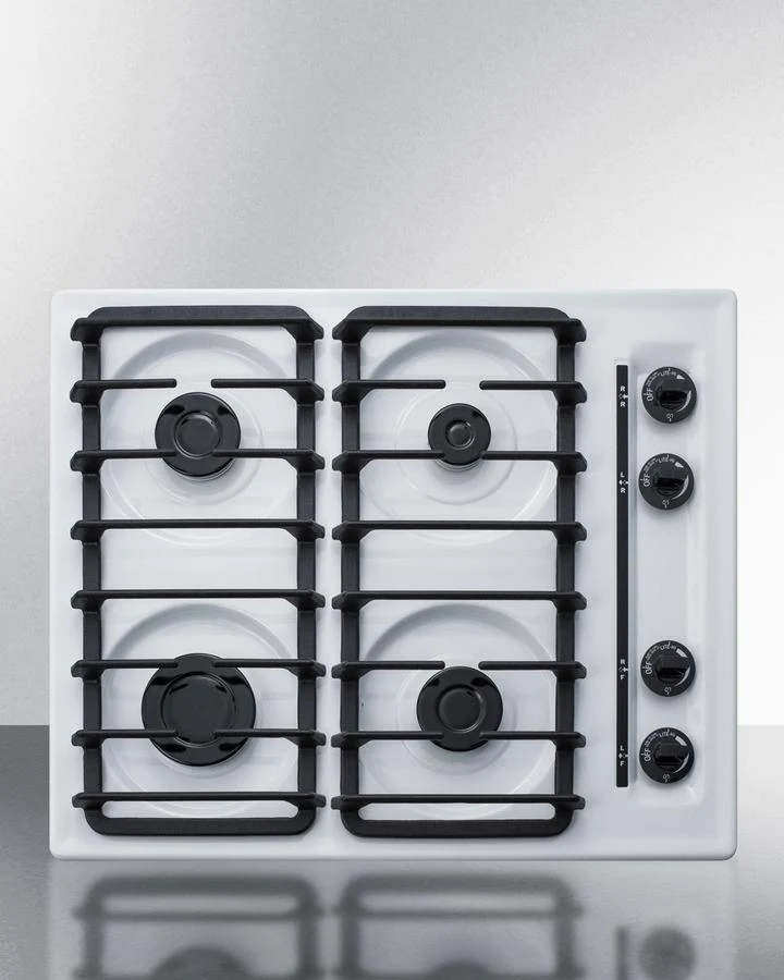 Summit WTL033S 24" Wide 4-burner Gas Cooktop