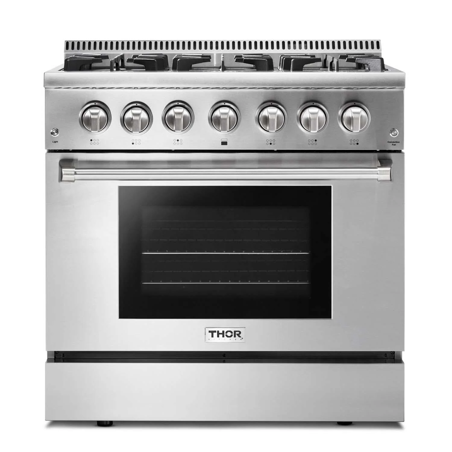 HRD3606ULP Thor Kitchen 36-inch Professional Dual Fuel Liquid Propane Range