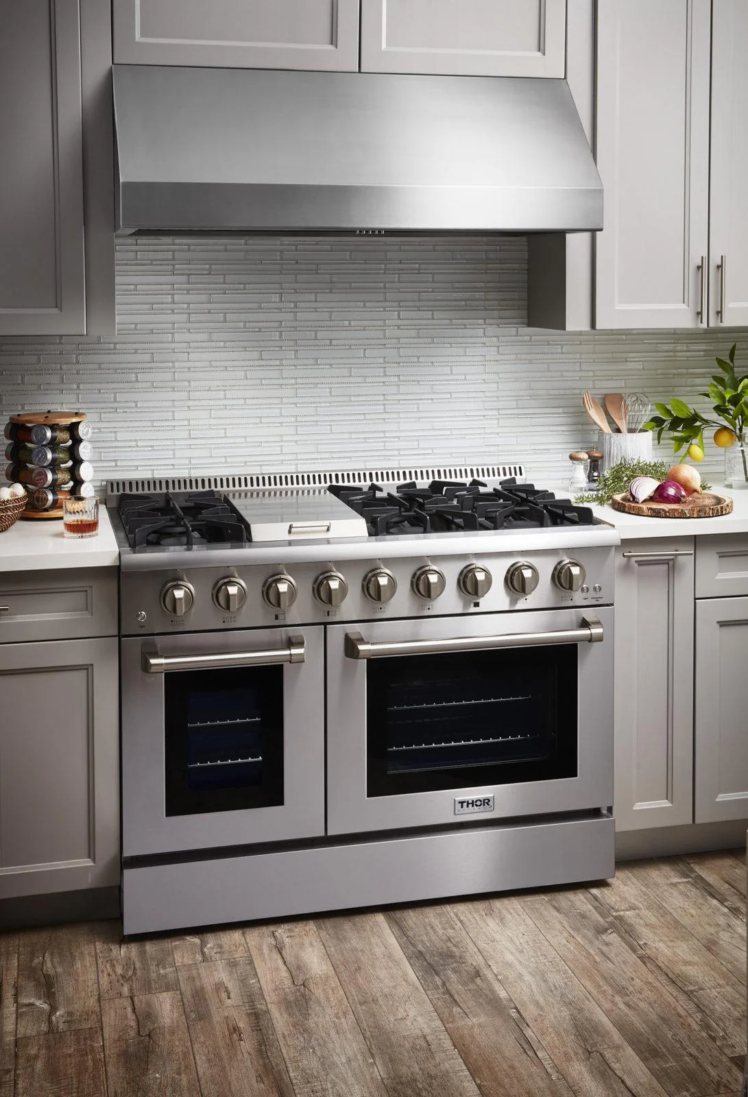 HRD4803ULP Thor Kitchen 48 Inch Professional Dual Fuel Range In Stainless Steel - Image 2