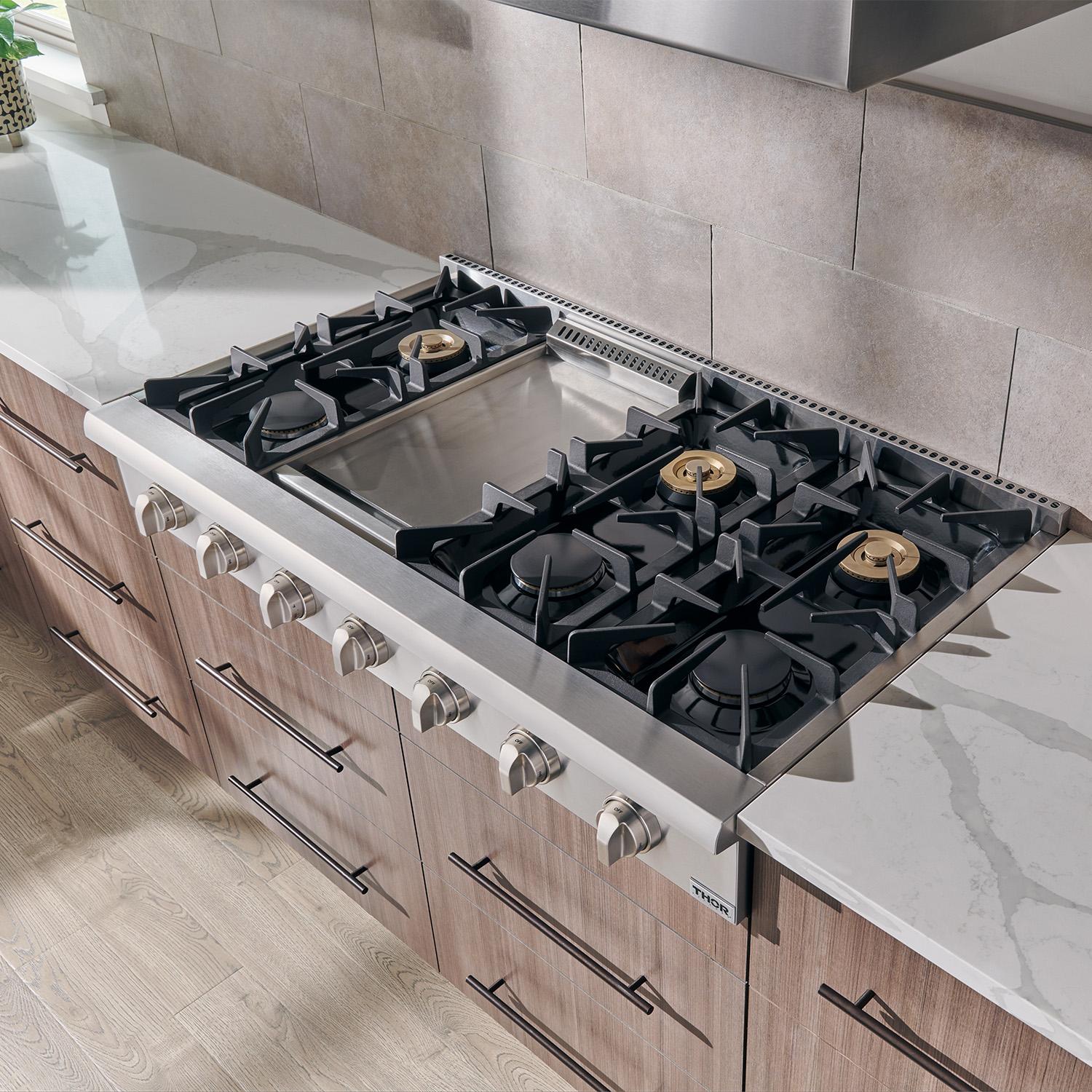 HRT4806U Thor Kitchen 48-inch Professional Gas Rangetop - Image 7