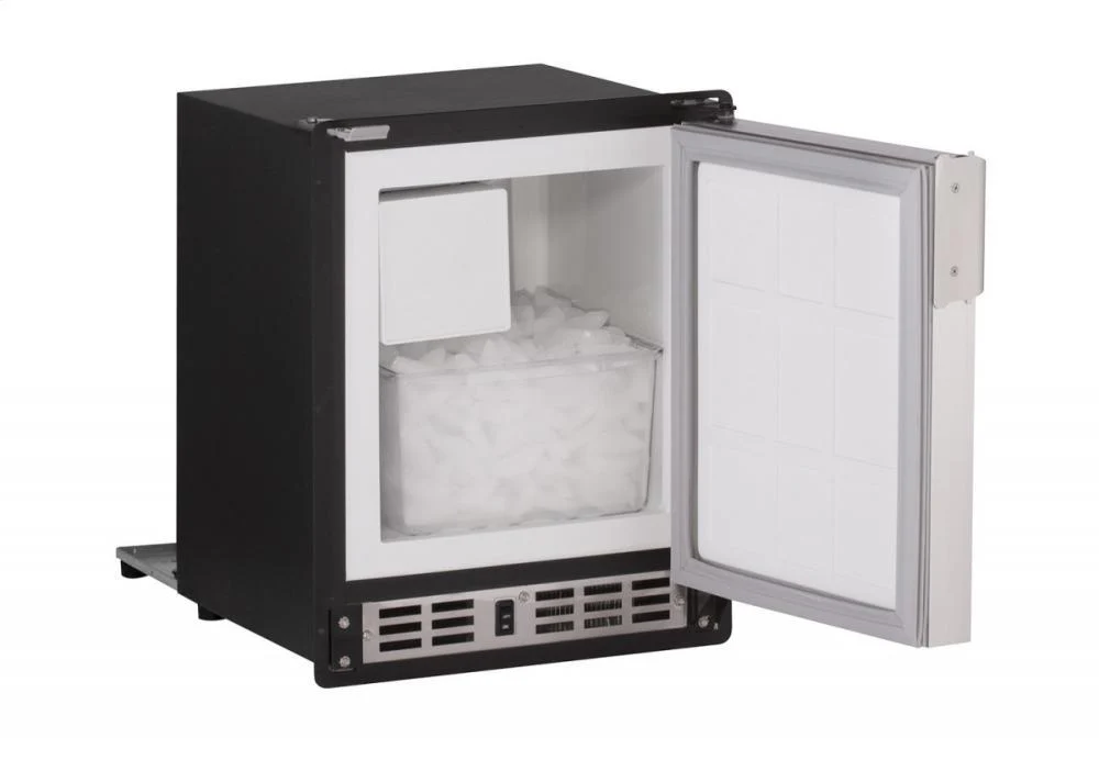 U-Line SP18FCS03A 15" Marine Crescent Ice Maker Stainless Solid Field Reversible