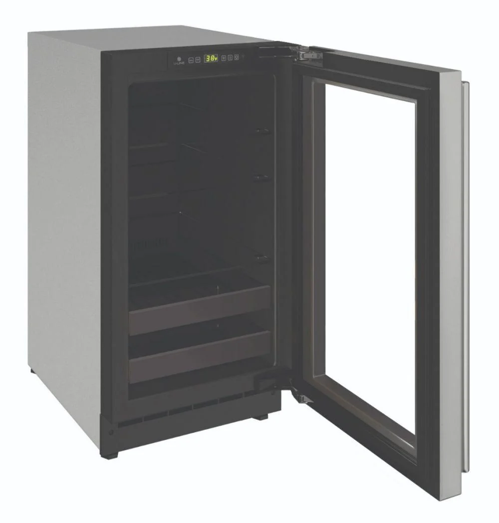U-Line U2218BEVS00A 2218bev 18" Beverage Center With Stainless Frame Finish and Field Reversible Door Swing (115 V/60 Hz) - Image 3