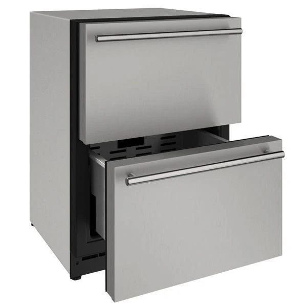 U-Line U2224DWRS00A 2224dwr 24" Refrigerator Drawers With Stainless Solid Finish (115 V/60 Hz)