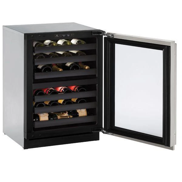 U-Line U3024ZWCS00B 3024zwc 24" Dual-zone Wine Refrigerator With Stainless Frame Finish and Field Reversible Door Swing (115 V/60 Hz Volts /60 Hz Hz) - Image 2