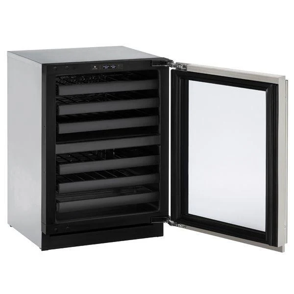 U-Line U3024ZWCS00B 3024zwc 24" Dual-zone Wine Refrigerator With Stainless Frame Finish and Field Reversible Door Swing (115 V/60 Hz Volts /60 Hz Hz) - Image 4