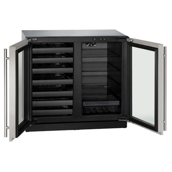 U-Line U3036BVWCS00B 3036bvwc 36" Beverage Center With Stainless Frame Finish (115 V/60 Hz) - Image 3