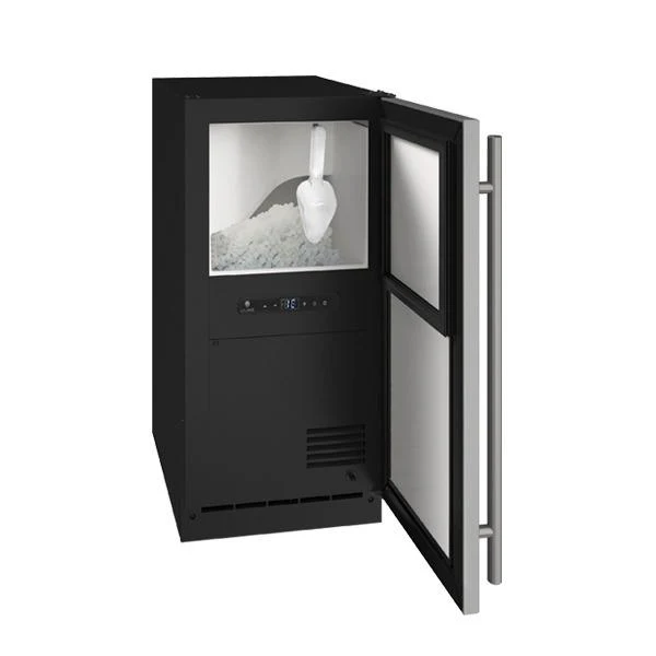 U-Line UANB115SS01A Anb115 / Anp115 15" Nugget Ice Machine With Stainless Solid Finish, No (115 V/60 Hz Volts /60 Hz Hz) - Image 3