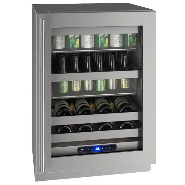 U-Line UHBV524SG41A Hbv524 24" Beverage Center With Stainless Frame Finish and Right-hand Hinge Door Swing and Lock (115 V/60 Hz) - Image 2