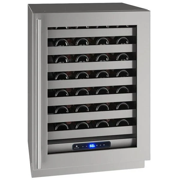 U-Line UHWC524SG51A Hwc524 24" Wine Refrigerator With Stainless Frame Finish and Left-hand Hinge Door Swing and Lock (115 V/60 Hz) - Image 2