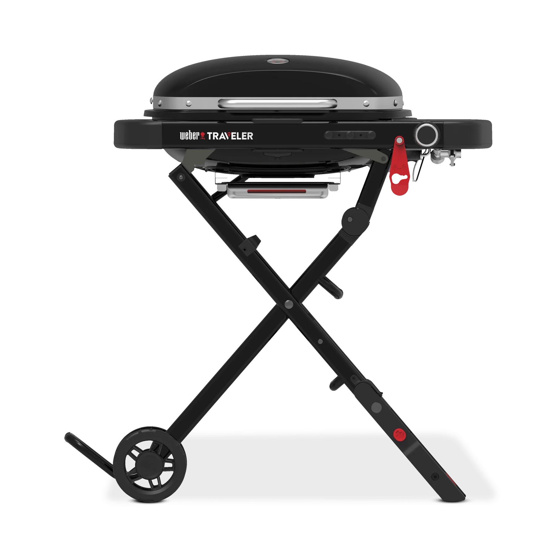 1500460 Weber Traveler® Compact Portable Gas Grill - Black