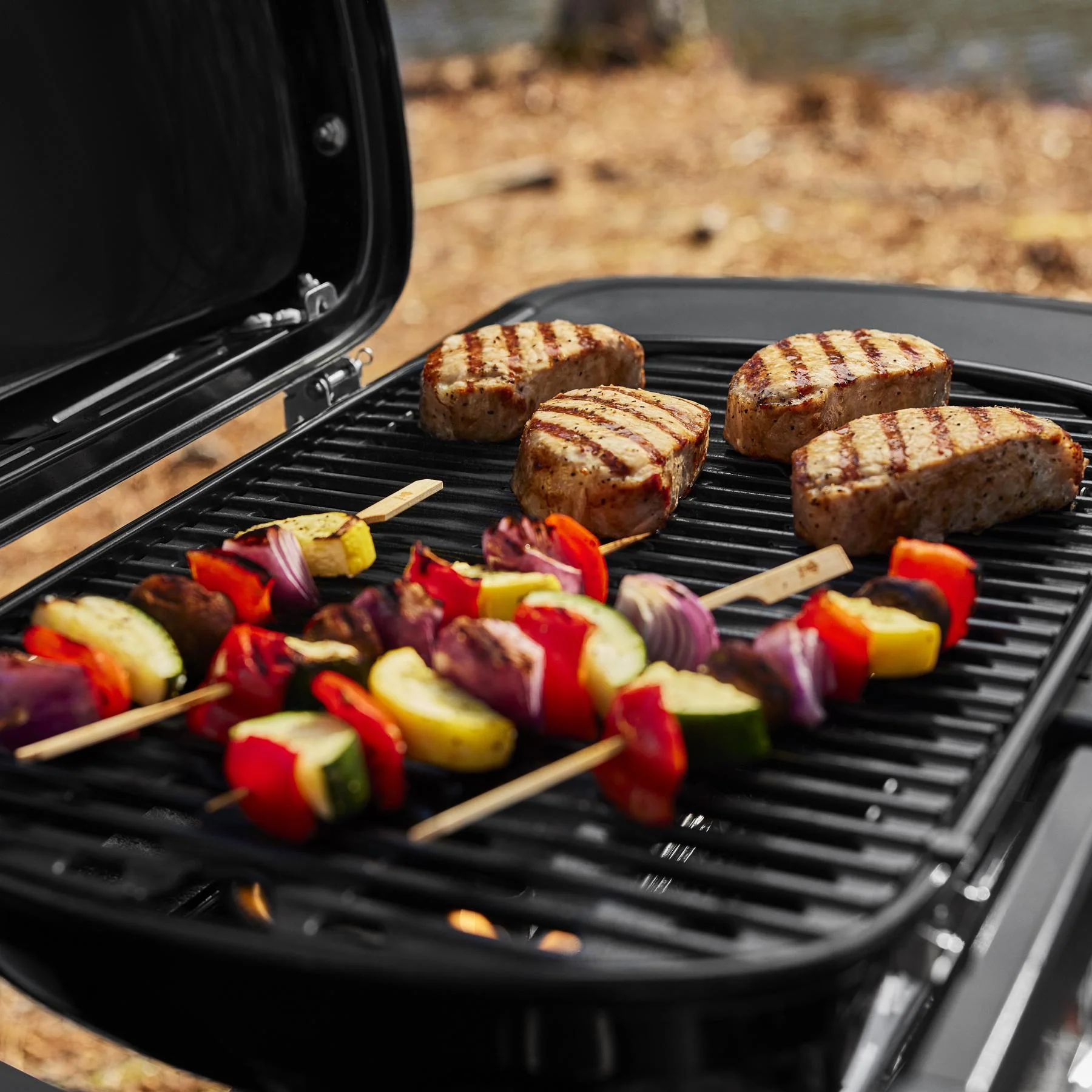 1500460 Weber Traveler® Compact Portable Gas Grill - Black - Image 10