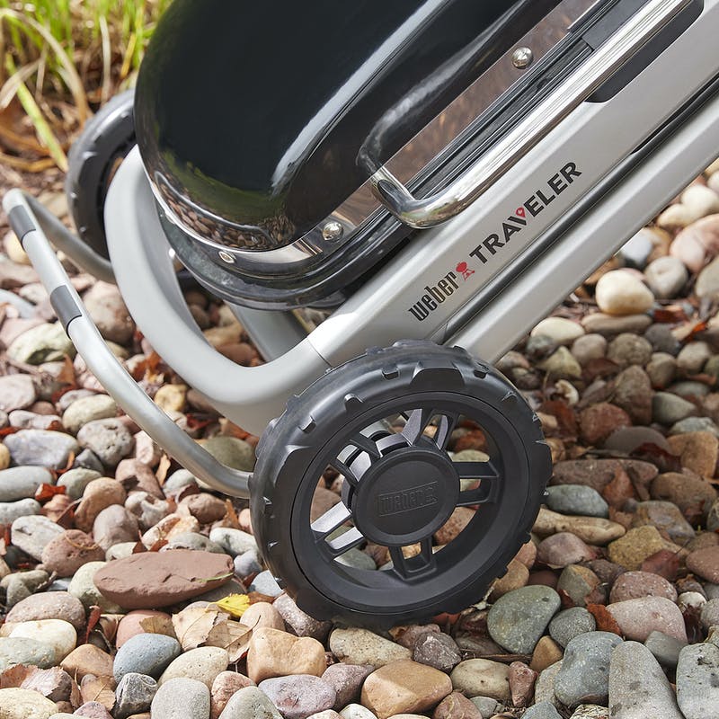 9010001 Weber Traveler® Portable Gas Grill - Black - Image 12