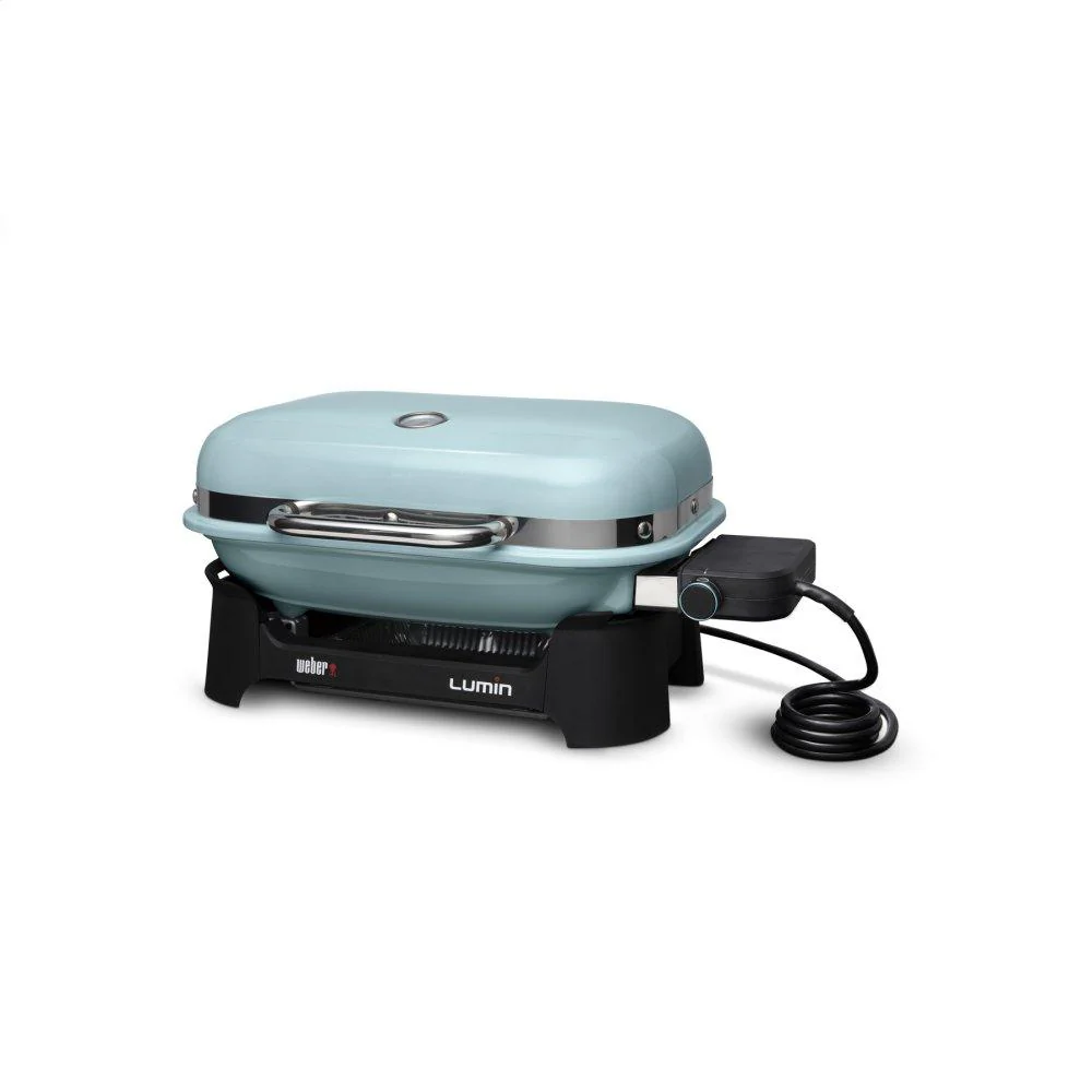 Weber 91400901 Lumin Compact Electric Grill - Ice Blue - Image 2