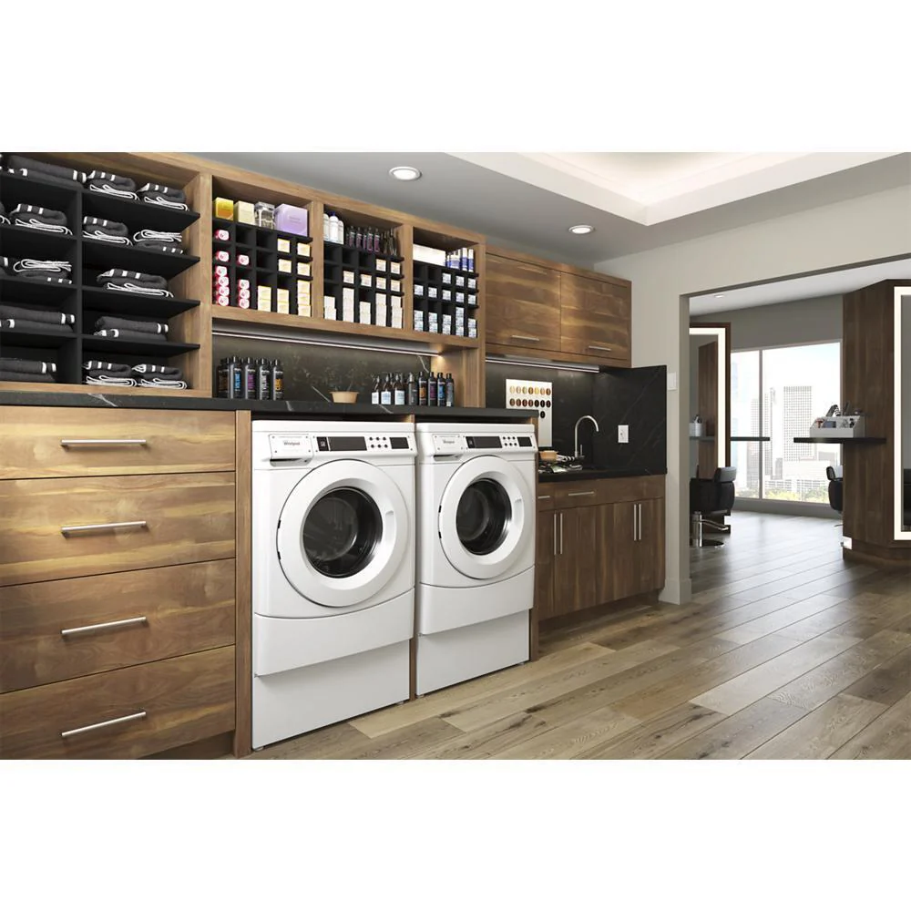 Whirlpool CGD9160GW 27" Commercial Gas Front-Load Dryer, Non-Vend - Image 5