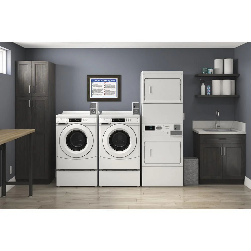 Whirlpool CSP2940HQ Commercial Electric Stack Dryer, Coin-Drop Equipped - Image 3