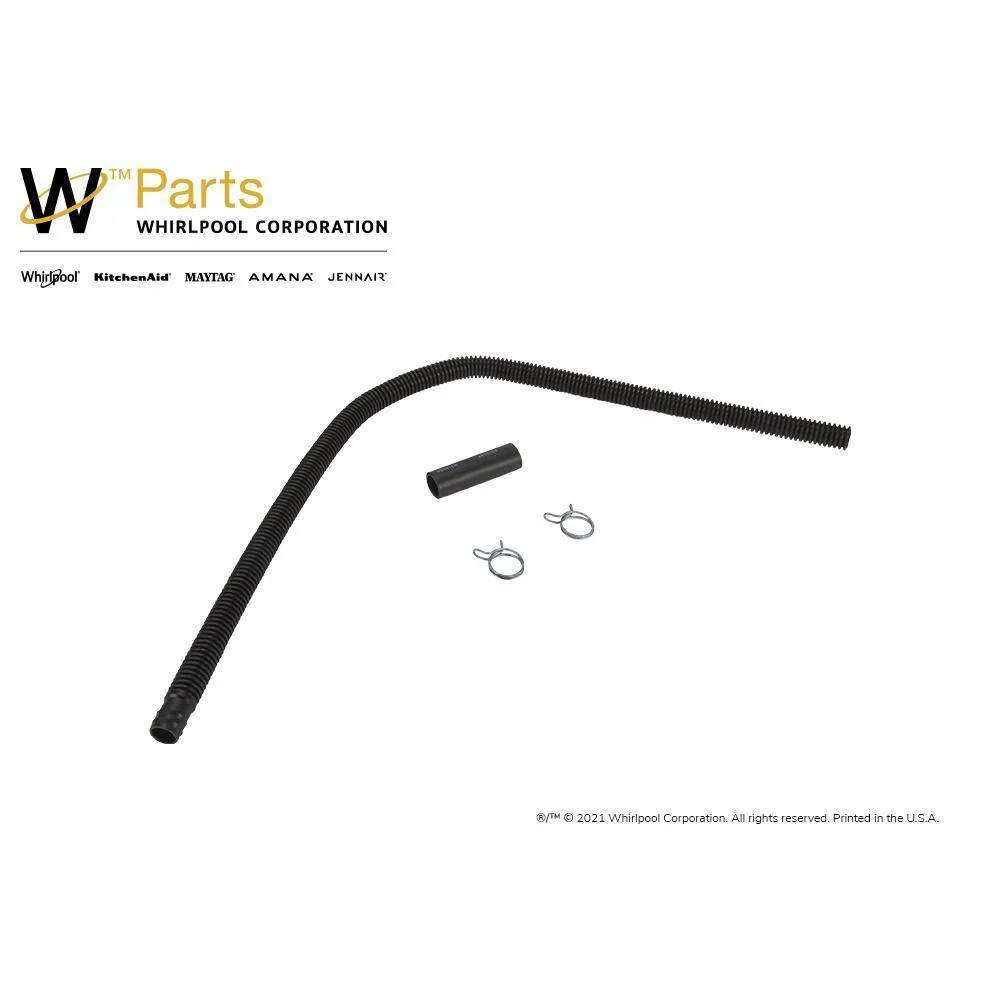 Whirlpool DRNEXT4 4' Flexible Washer Drain Hose Extension Kit - Image 6