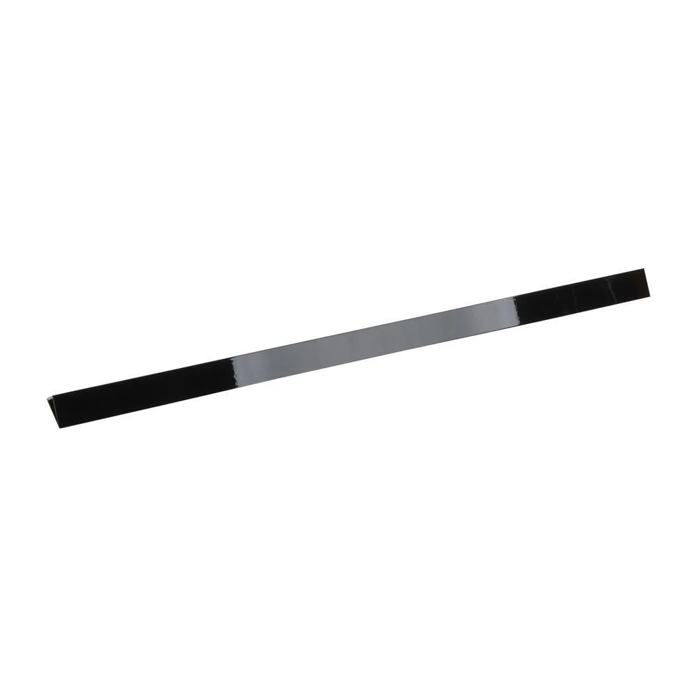 Whirlpool W10113902A 30" Slide-in Range Rear Trim Kit, Black, with (1) metal trim piece and installation instructions