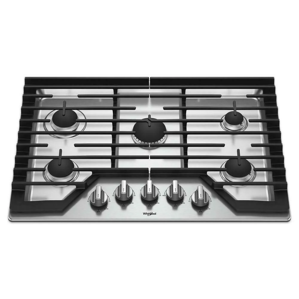Whirlpool WCG97US0HS 30-inch Gas Cooktop with Griddle - Image 2