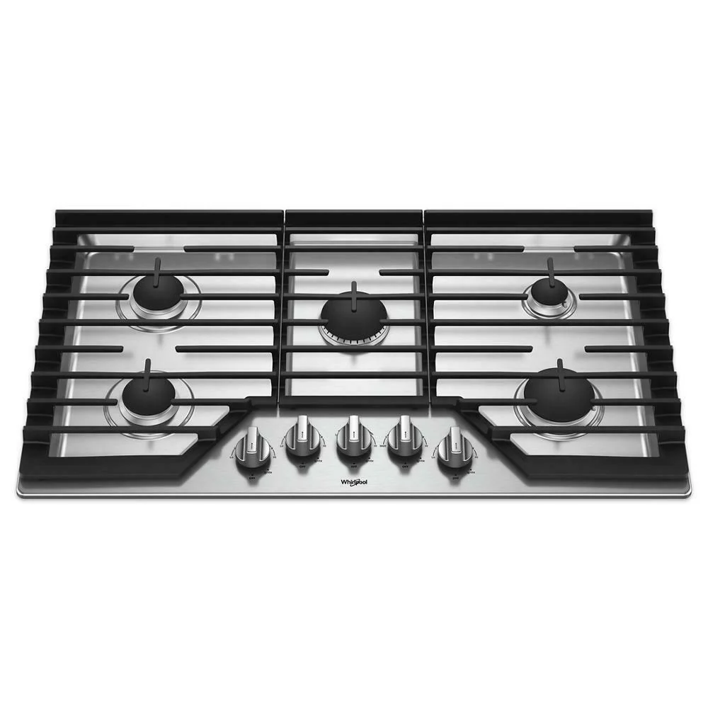 Whirlpool 36-inch Gas Cooktop with Griddle - Image 2