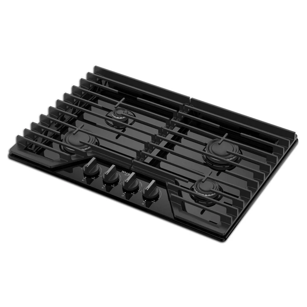 Whirlpool WCGK3030PB 30-inch Gas Cooktop with SpeedHeat™ Burners - Image 10