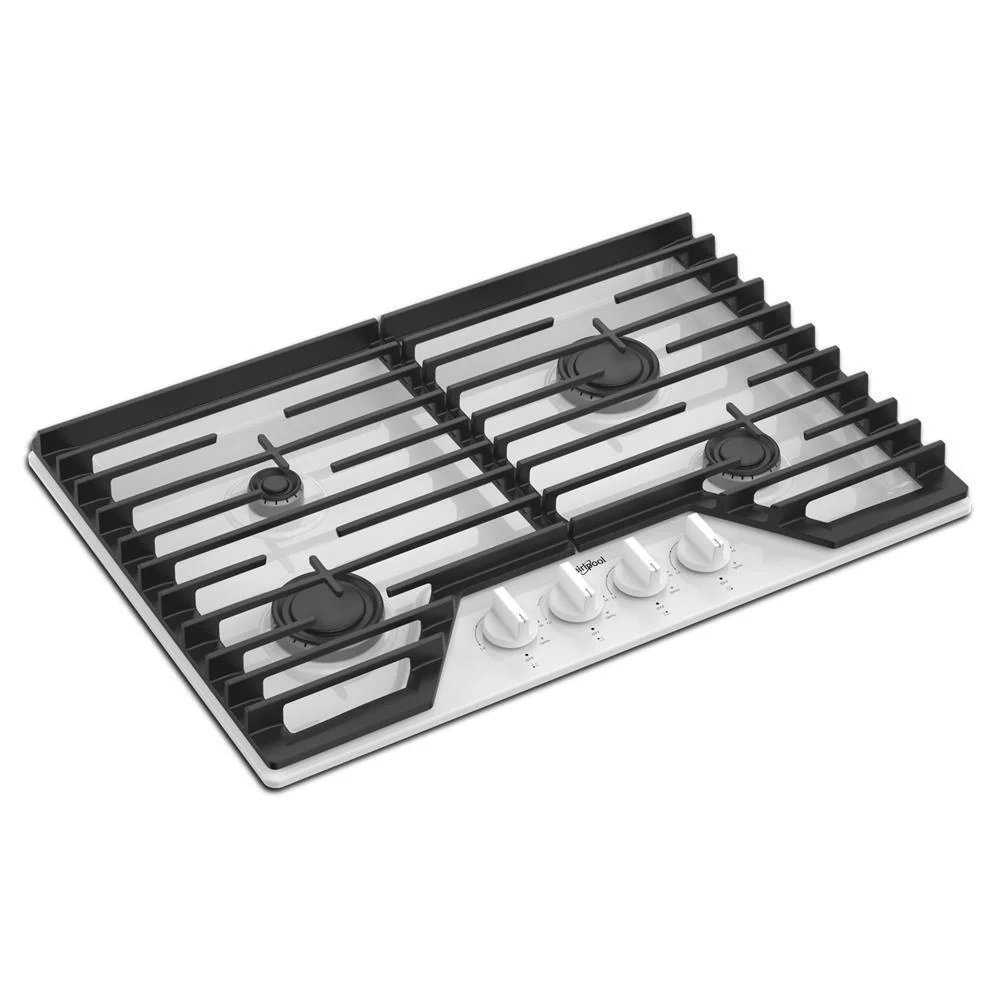 Whirlpool WCGK3030PW 30-inch Gas Cooktop with SpeedHeat™ Burners - Image 16