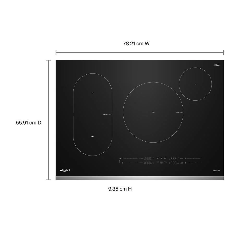 Whirlpool WCIT7030SS 30" Intelligent Induction Cooktop with Temp Cook™ Technology - Image 2