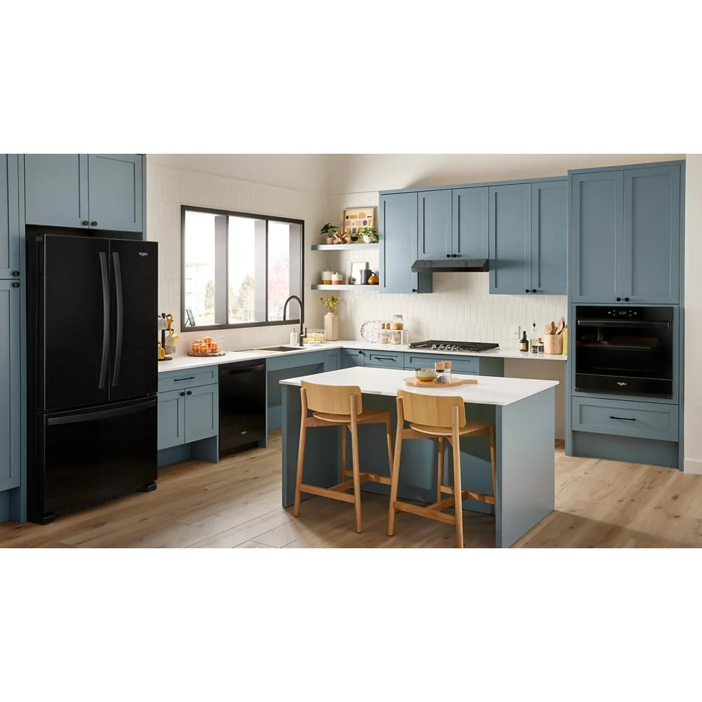 Whirlpool WDT550SAPB 44 dBA ADA Compliant Dishwasher Flush with Cabinets with 3rd Rack - Image 2