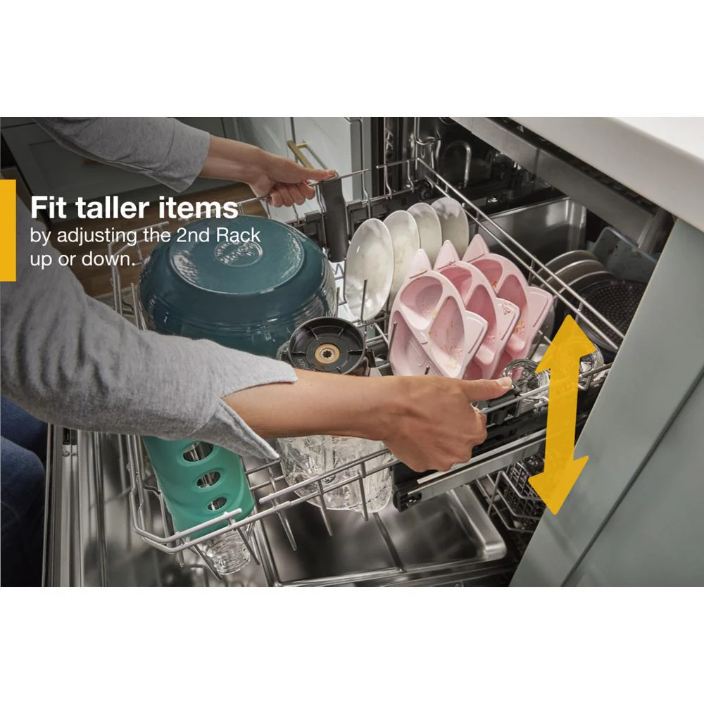 Whirlpool WDTA50SAKW 24 Stainless Steel Dishwasher with AI Intelligent Wash - 47 dBA - Image 5