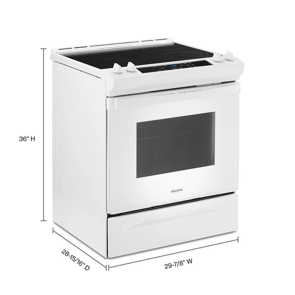 Whirlpool WEE515S0LW 4.8 Cu. Ft. Whirlpool® Electric Range with Frozen Bake™ Technology - Image 7