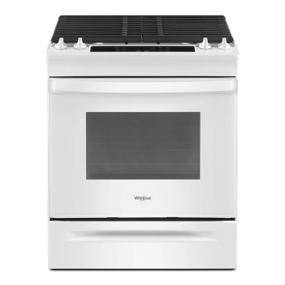 Whirlpool WEG515S0LW 5.0 Cu. Ft. Whirlpool® Gas Range with Frozen Bake™ Technology